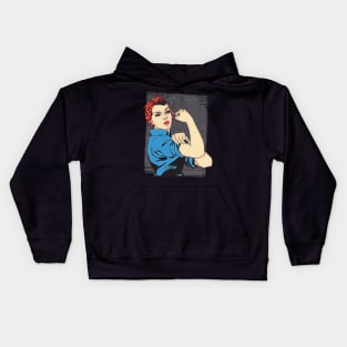 Rosie The Riveter Kids Hoodie